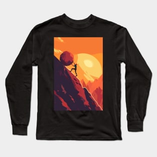 A day in the life of sisyphus Long Sleeve T-Shirt